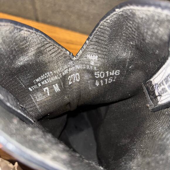 Vintage Code West Women’s Black Western Slouch Boots Size 7 Made In USA - Picture 7 of 8